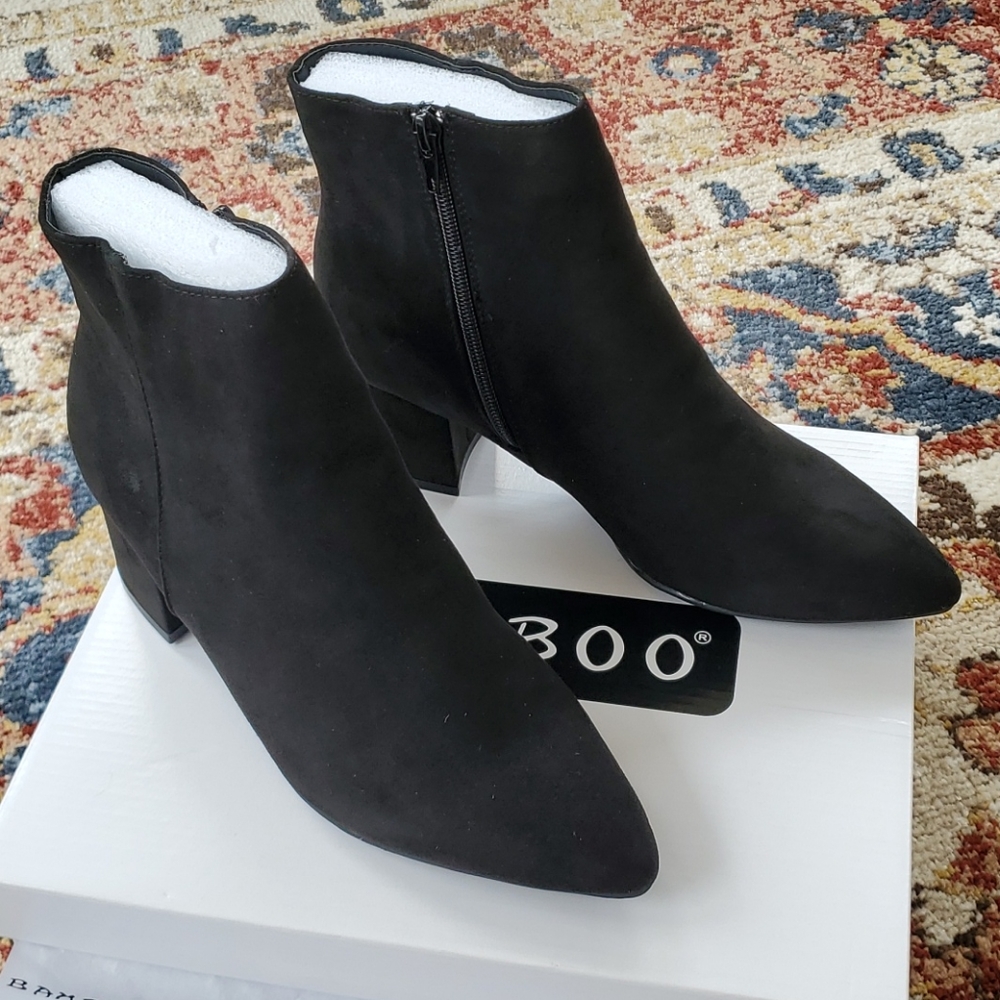 Womens Black Ankle Booties 8.5